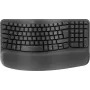 Logitech Ergo Series Wave Keys for Business teclado ergonómico inalámbrico, distribución italiana, grafito