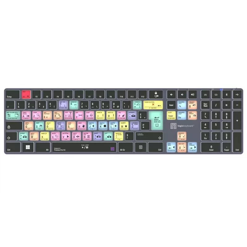 Logickeyboard Adobe Premiere Pro CC teclado Titan FR para PC