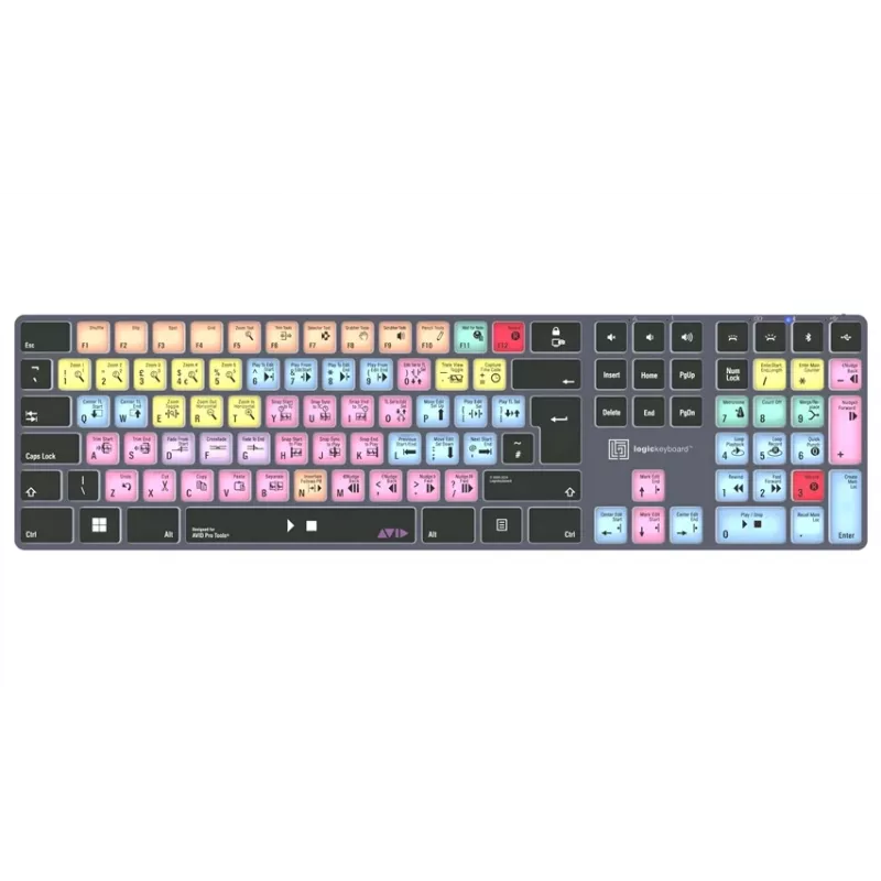 Logickeyboard Avid Pro Tools teclado Titan UK para PC