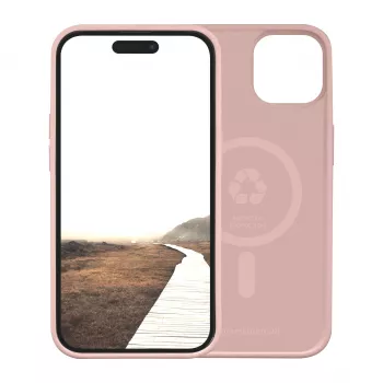 dbramante1928 Monaco funda trasera MagSafe para Apple iPhone 15 Plus - rosa arena