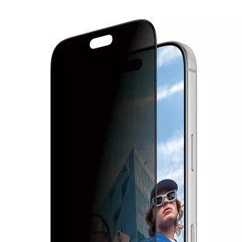 PanzerGlass protector de pantalla de privacidad 2-Way para iPhone 17 Pro/18 Pro, Ultra-Wide Fit con FastFit