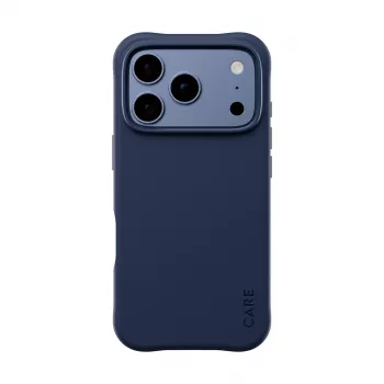 CARE by PanzerGlass Samba Case funda para iPhone 17/18 Pro, Italian Blue, MagSafe