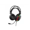 Genesis Neon 614 Auriculares gaming USB RGB con micrófono, negros