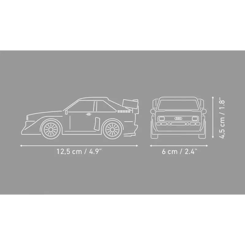 COBI Audi quattro S1 E2 (escala 1:35) Set de bloques de construcción