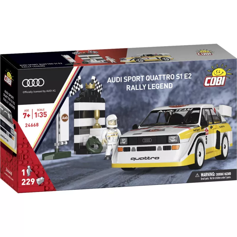 COBI Audi Sport quattro S1 E2 Rally Legend (1985) Set de bloques de construcción a escala 1:35