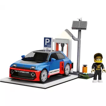 COBI EV Station & Renault 5 Turbo 3E (escala 1:35)