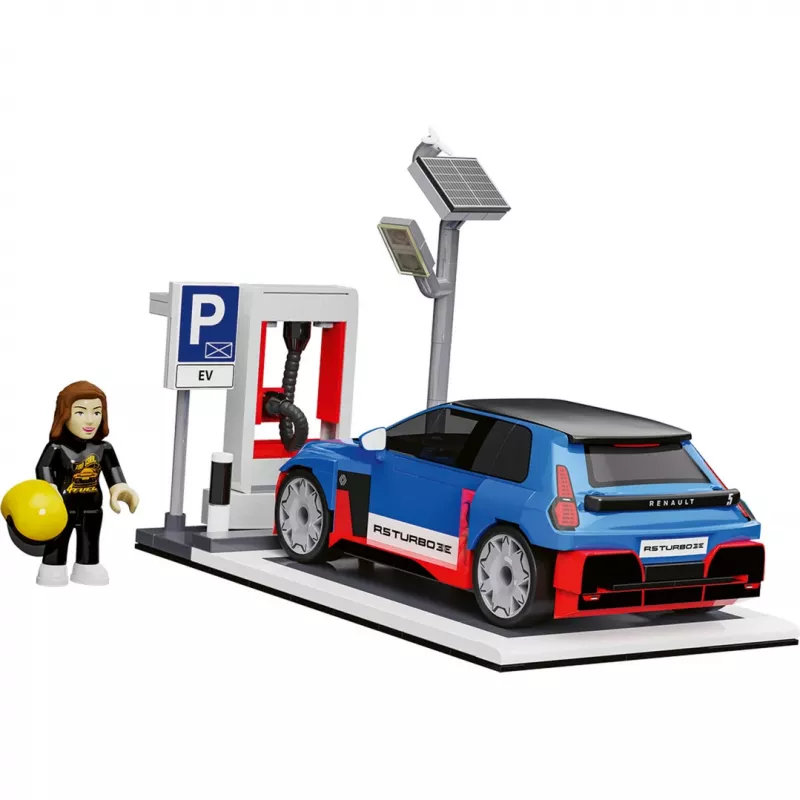 COBI EV Station & Renault 5 Turbo 3E (escala 1:35)