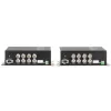 DELTA OVH-8D/SC Convertidor industrial de 8 canales RS-485/422 a fibra óptica monomodo, SC dúplex, 20 km, carril DIN