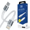 3mk Hyper Cable N-SERIES USB-C a Lightning 3m PD 3.0 9V/3A 27W blanco