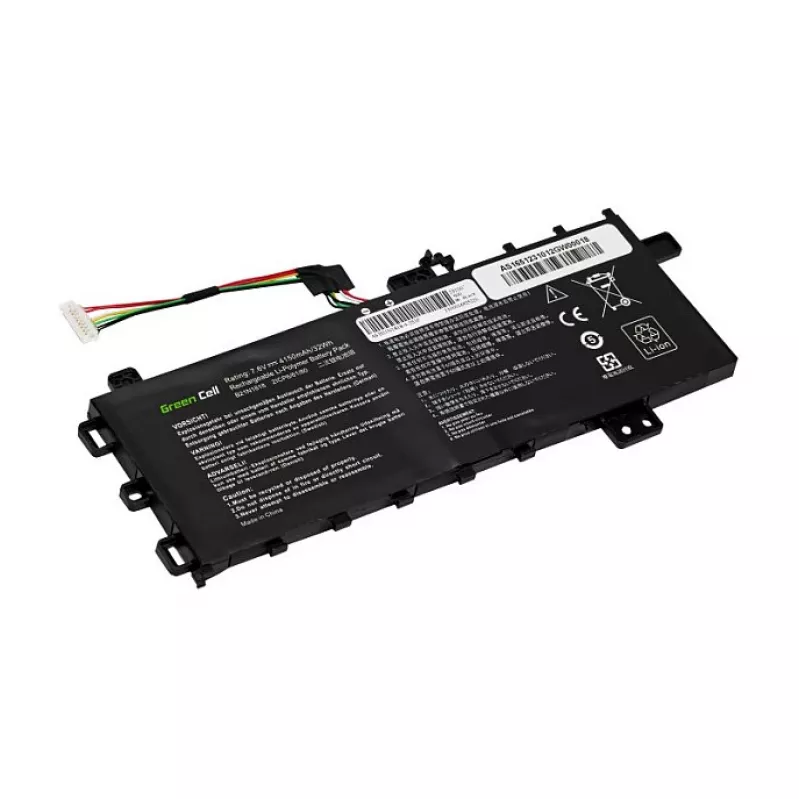 Batería de iones de litio Green Cell AS165 para Asus VivoBook 15 – 7,7 V 48 Wh 6240 mAh, sustituye a B21N1818 C21N1818-1