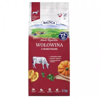 BALTICA Flavours of Regions Ternera con verduras Pienso para razas pequeñas 3kg