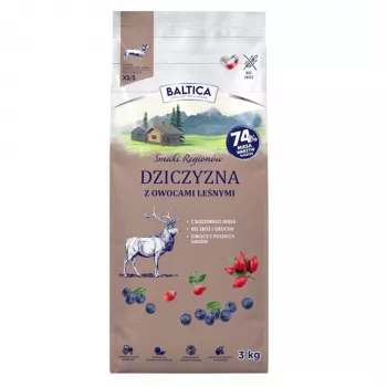 BA5 BALTICA Flavours of Regions Caza con frutos del bosque Pienso para razas pequeñas 3kg
