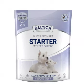 BALTICA Super Premium Pienso de inicio para cachorros XS/S 1kg – Pienso de cordero y arroz para razas muy pequeñas y pequeñas
