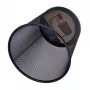 Deli papelera de malla 12L negra