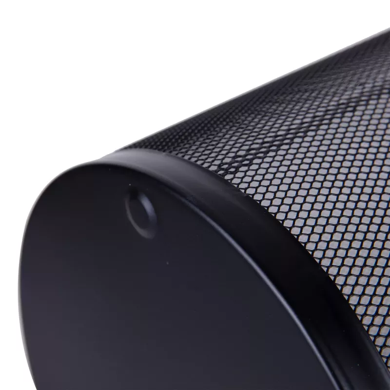 Deli papelera de malla 12L negra