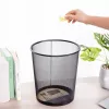 Deli papelera de malla 12L negra