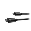 Baseus Tungsten Gold cable de carga rápida USB-C a USB-C 240W 1m negro