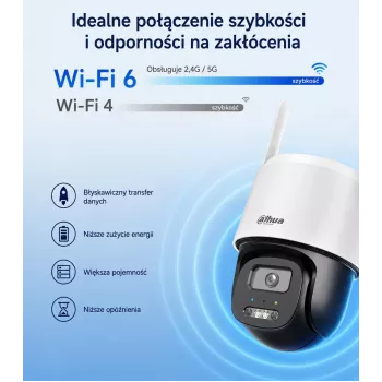 DAHUA BP5E cámara de seguridad PTZ 4G LTE con alimentación solar 5MP con visión nocturna en color