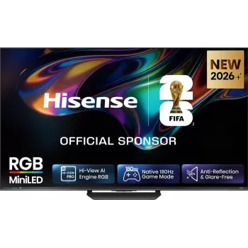Hisense 55UR8DS Smart TV 55 pulgadas 4K QD-Mini LED con Dolby Vision IQ, 120Hz, VIDAA U7