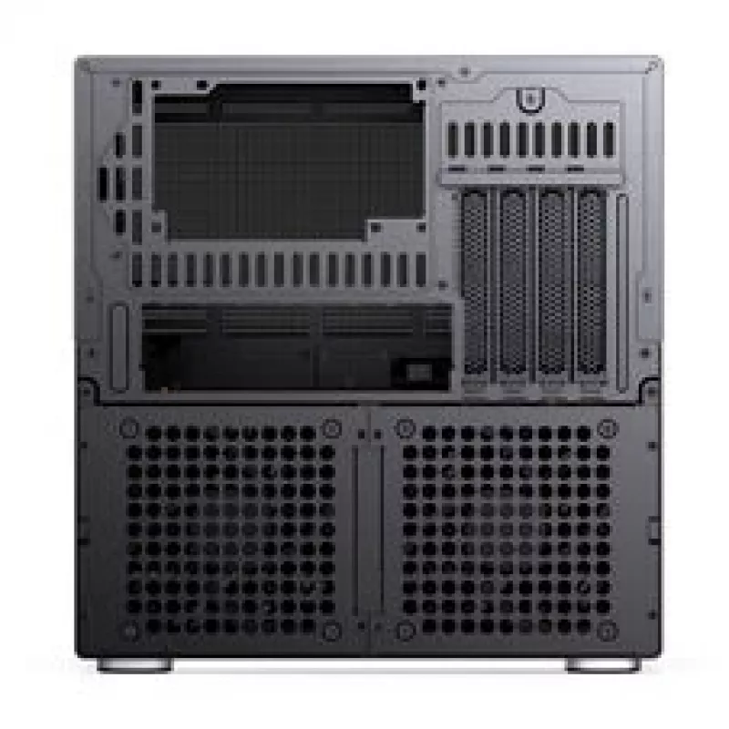 Jonsbo N6 caja NAS cúbica, Micro-ATX, acero/malla, negra