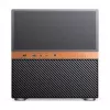 Jonsbo N6 caja NAS cúbica, Micro-ATX, acero/malla, negra