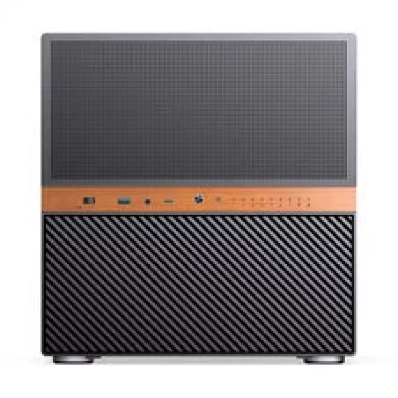 Jonsbo N6 caja NAS cúbica, Micro-ATX, acero/malla, negra