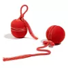 Cheerble WICKED BALL DUO2-VINTAGE RED juguete inteligente interactivo para mascotas, 2 bolas, carga USB-C, resistente a salpicaduras IP65, 3 modos de juego, para gatos y perros pequeños