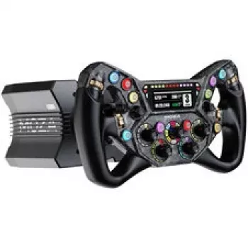 Moza Racing volante KS Pro - volante de simracing de fibra de carbono de 300mm con botones RGB y levas magnéticas