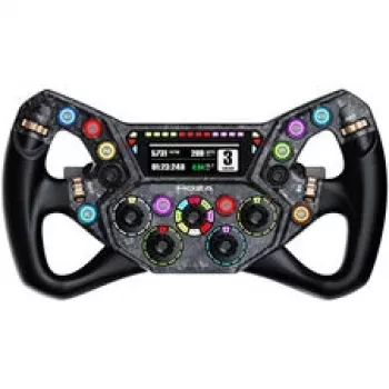 Moza Racing volante KS Pro - volante de simracing de fibra de carbono de 300mm con botones RGB y levas magnéticas