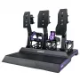 Conspit CPP-Lite set de 3 pedales con freno load-cell, acelerador y embrague de efecto Hall, aluminio CNC, USB, PC