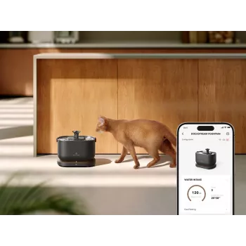 Petlibro Dockstream fuente de agua con app, negra