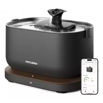 Petlibro Dockstream fuente de agua con app, negra