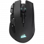 Ratón gaming CORSAIR Ironclaw Wireless SE - 26.000 DPI, óptico, SLIPSTREAM Wireless, Bluetooth, USB, RGB, Negro