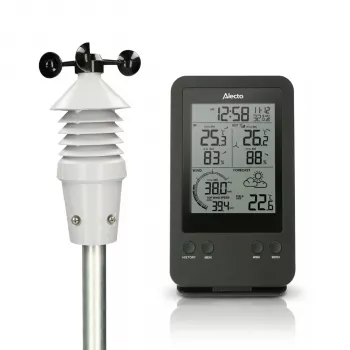 Alecto WS-3400 estación meteorológica profesional con sensor inalámbrico 5 en 1