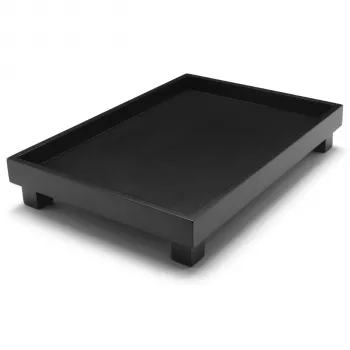 Bredemeijer Izumi Classic bandeja de servir rectangular de bambú negra 350 mm
