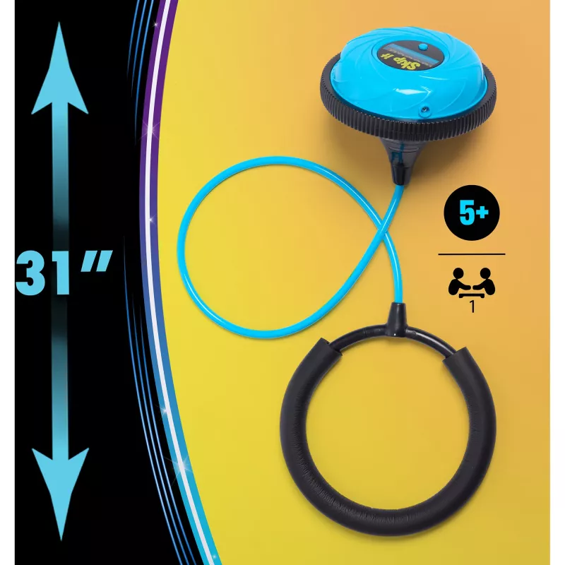 Just Play Skip It Deluxe Petrol - juguete de saltar a la comba con tobillo con contador y luces intermitentes para niños a partir de 6 años