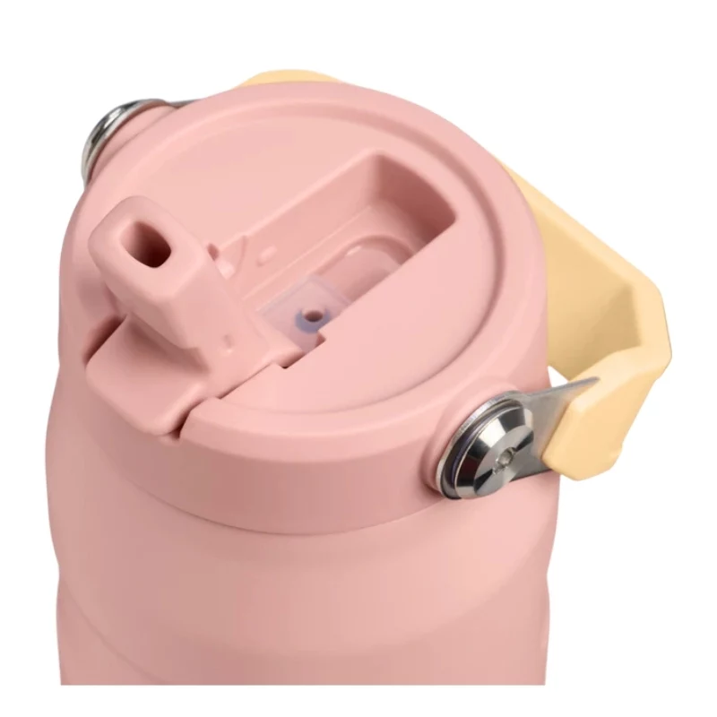 Stanley IceFlow Botella con pajita plegable 2.0 710 ml Rosa melocotón
