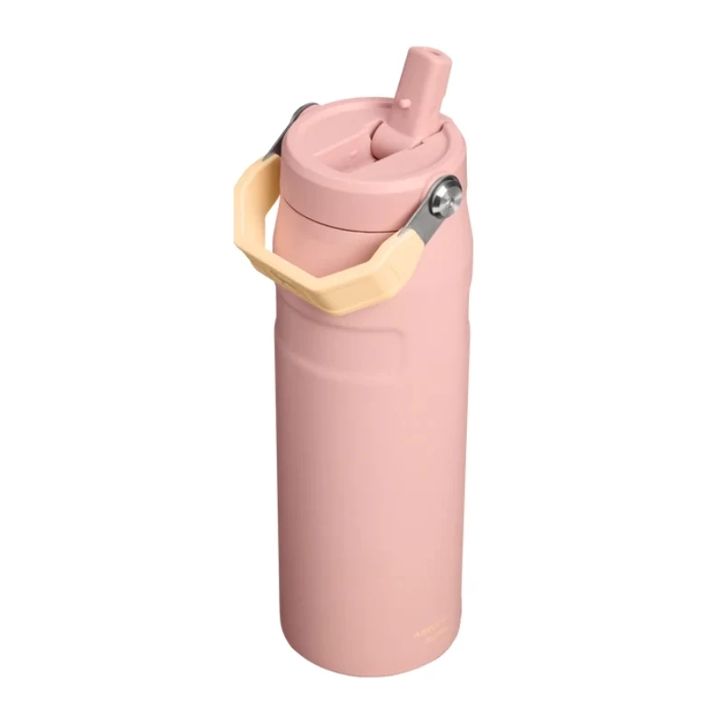 Stanley IceFlow Botella con pajita plegable 2.0 710 ml Rosa melocotón