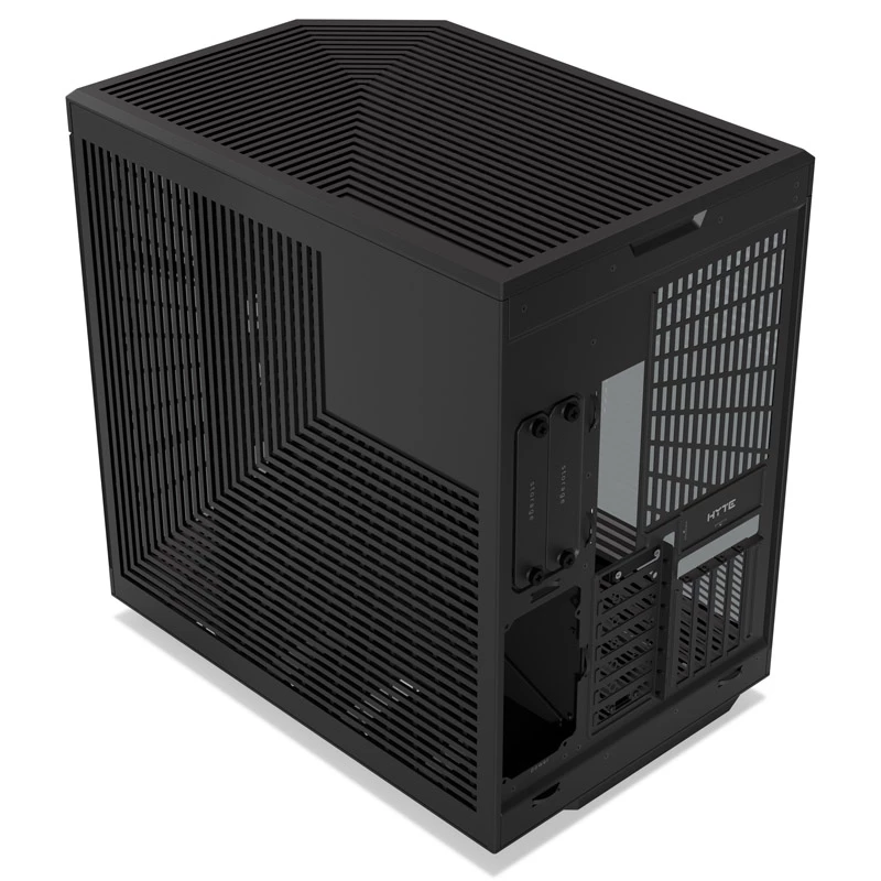 Carcasa HYTE Y70 Touch Black Mid Tower con cristal templado panorámico y pantalla táctil de 14,1