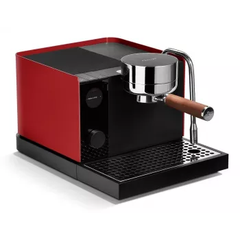 Fellow Espresso Series 1 Cafetera espresso de palanca, rojo cereza