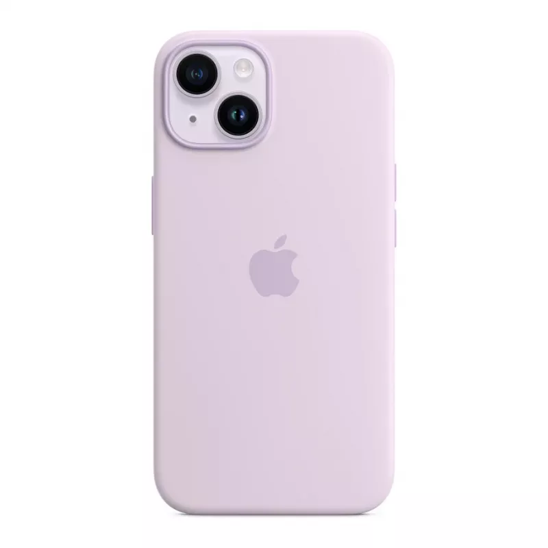 Apple iPhone 14 funda de silicona con MagSafe - Lila (MPRY3ZM/A)