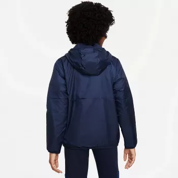 Nike Therma Repel Park chaqueta de invierno para niños Azul marino Blanco Talla S