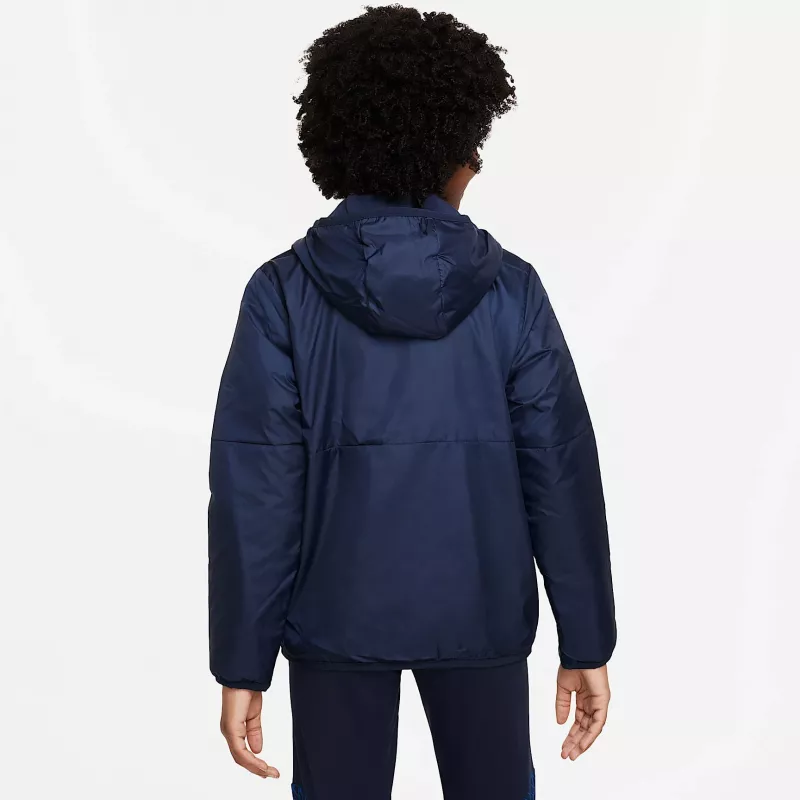 Nike Therma Repel Park chaqueta de invierno para niños Azul marino Blanco Talla S