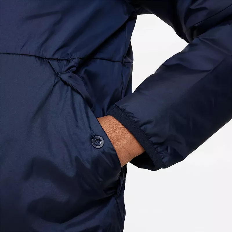 Nike Therma Repel Park chaqueta de invierno para niños Azul marino Blanco Talla S