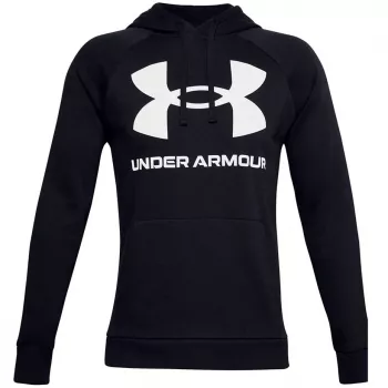 Under Armour Sudadera con capucha Rival Fleece Big Logo HD hombre Negro 1357093 001