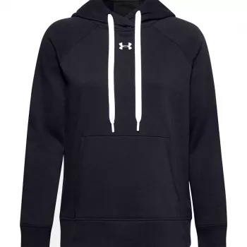 Under Armour Sudadera con capucha Rival Fleece HB mujer Negro 1356317 001