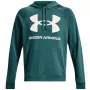 Under Armour Hombre Rival Fleece Big Logo Hoodie HD Green 1357093 722