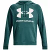 Under Armour Hombre Rival Fleece Big Logo Hoodie Marine OD Green