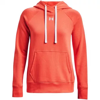 Under Armour Rival Fleece HB Hoodie naranja mujer