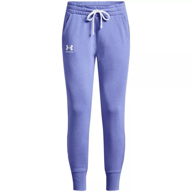 Under Armour Rival Fleece Pantalón para Mujer Cosmic Purple / Blanco XS